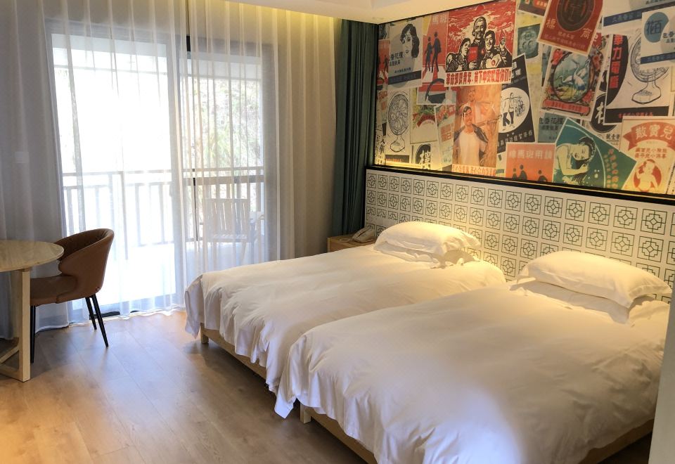 舒适山景一楼双床