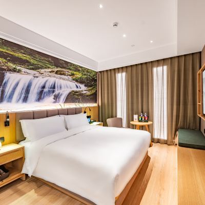 明星高級大床房（智能客控+手機投屏+深睡床墊） 秋果飯店（北京國貿朝陽路店）優惠