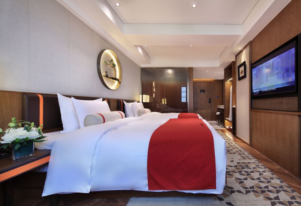 逸雅景致家庭双床房（智能客控+零压助眠+乾湿分离）