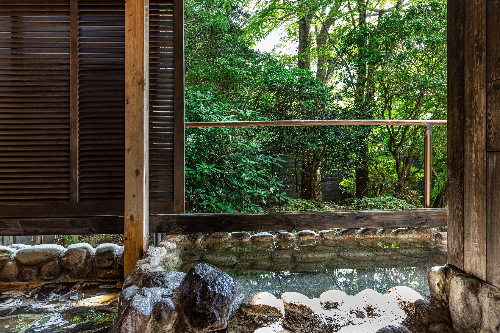 Sengokuhara Shinanoki Ichinoyu主楼一楼日式房（带露天浴池）