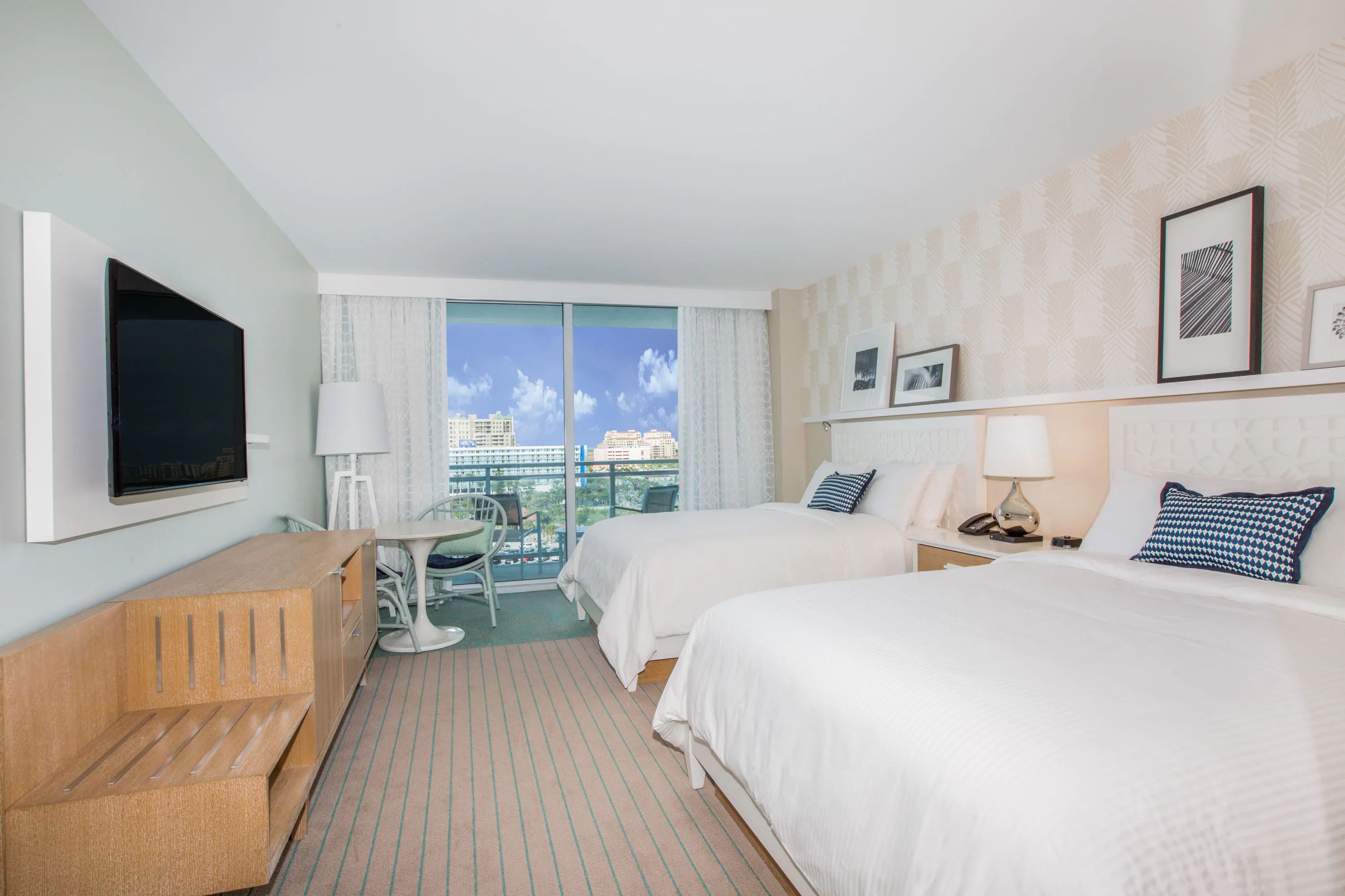 豪华大床/大床部分海湾景观