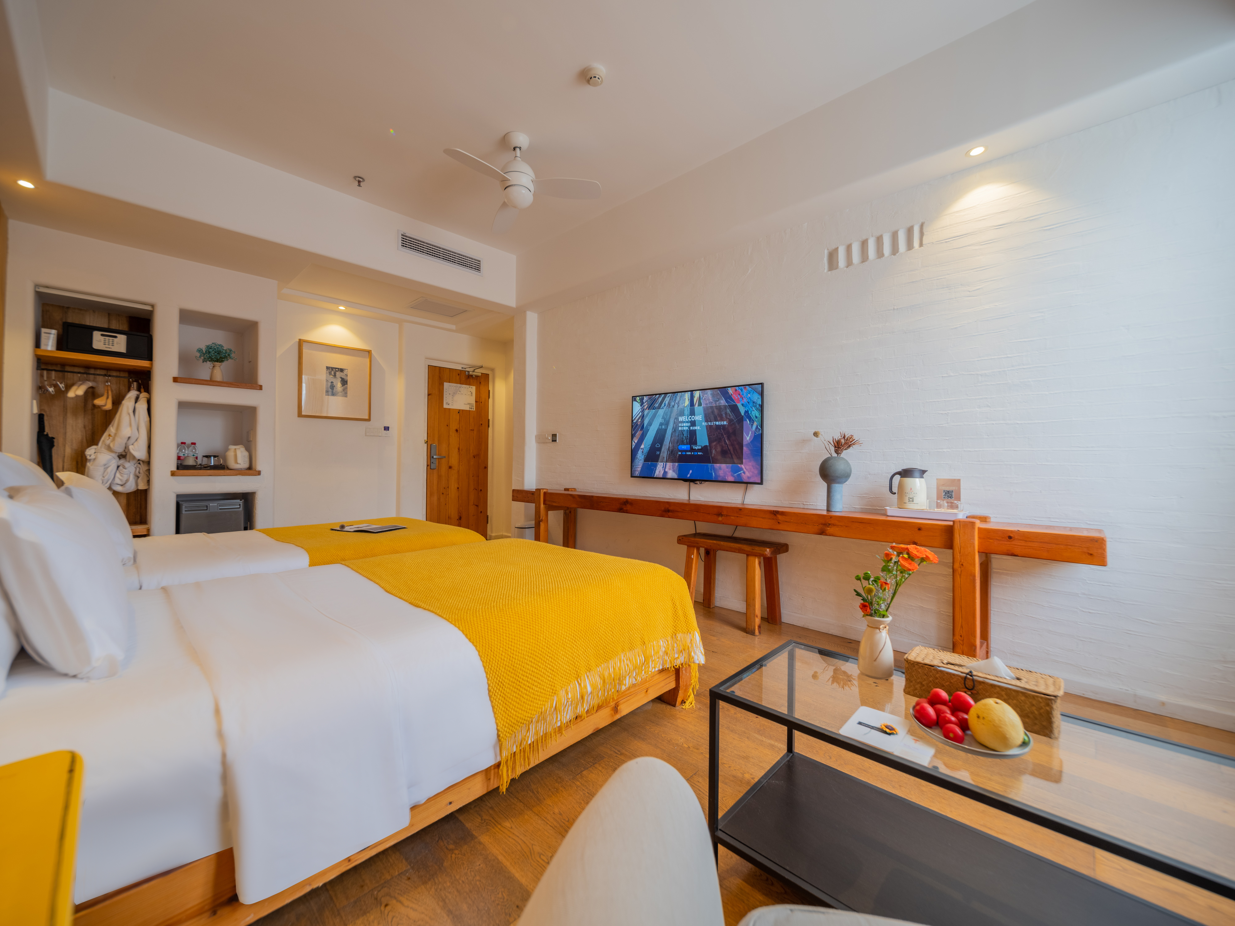 晴光满室?Sight零压双床房【乾湿分离+min冰箱】