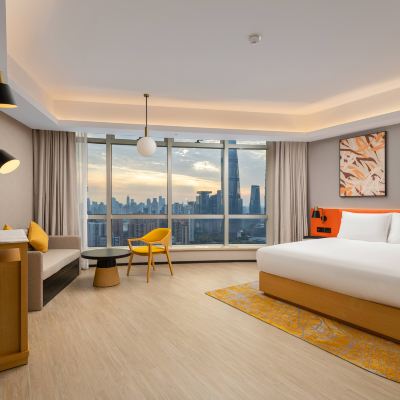 花園豪華大床房 上海陸家嘴新梅希爾頓花園飯店優惠
