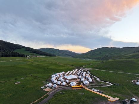 Altay Ahe Highway Tolehait Pastoral Starry Sky Wild Luxury Campsite