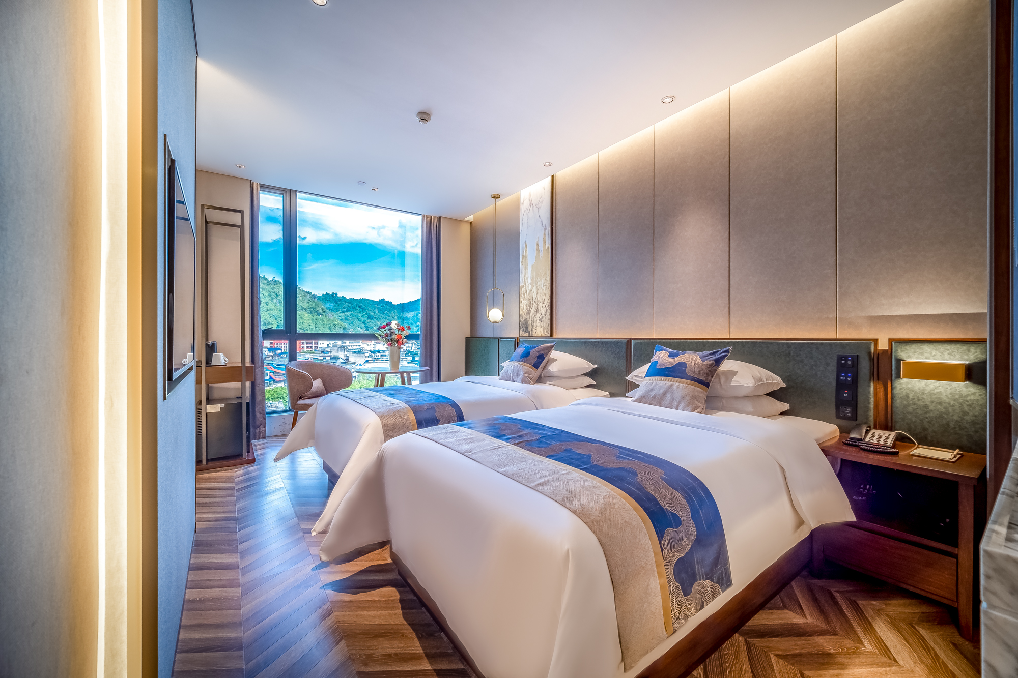 丽致城景双床房