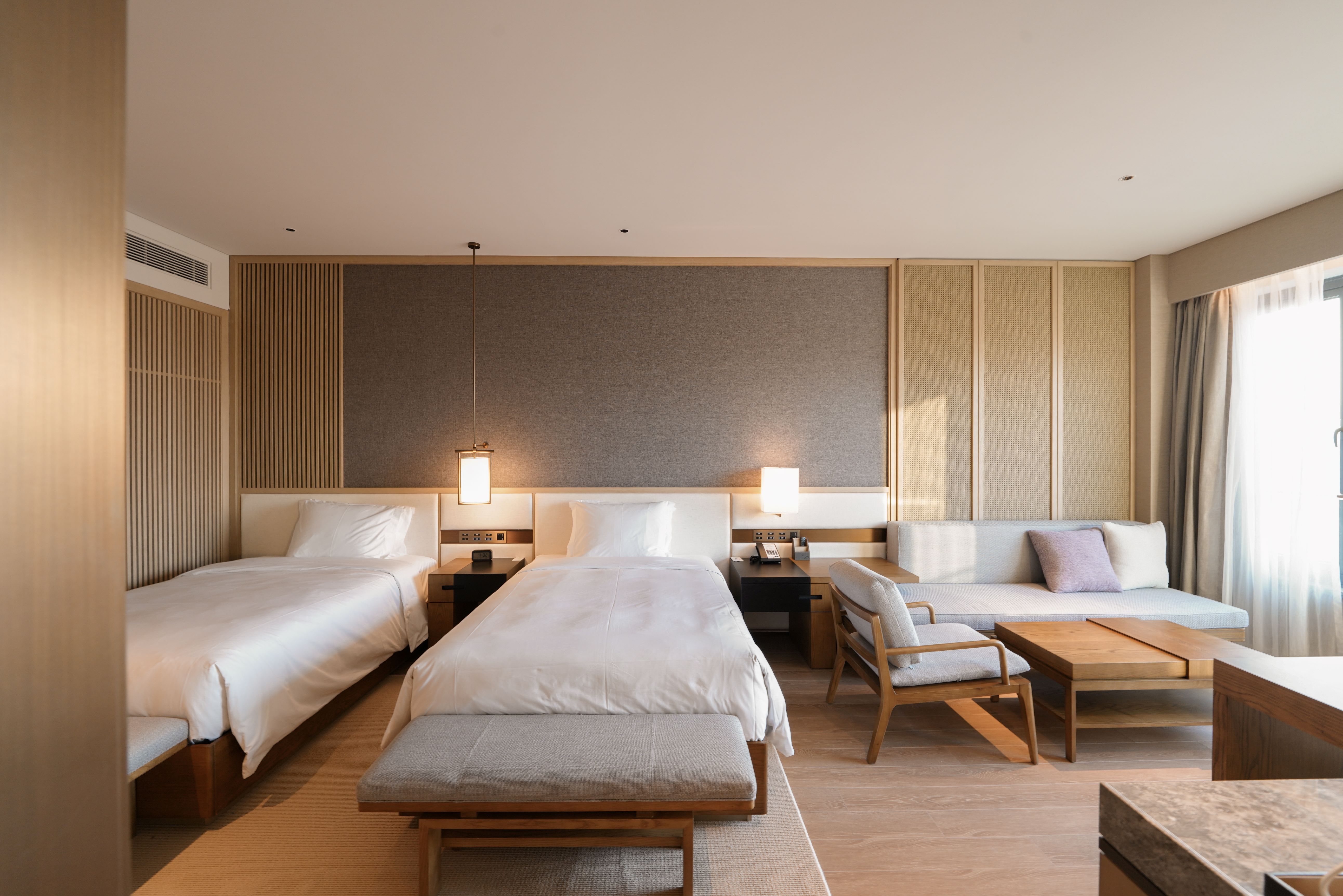 豪华双床私汤温泉房