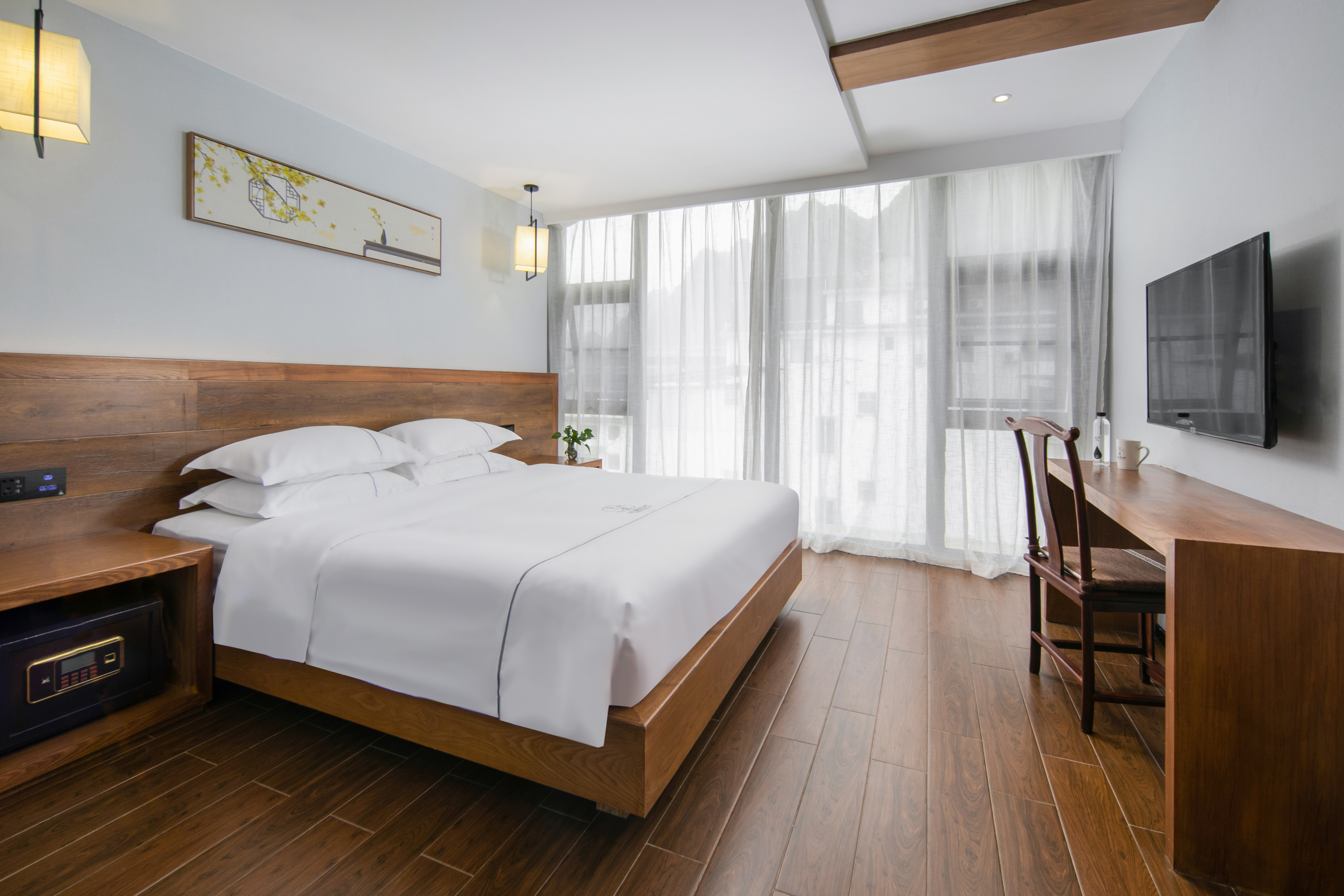 Xianchuang Hotel浴缸双卧套房｜两室一厅+minibar+小冰箱+舒适浴袍