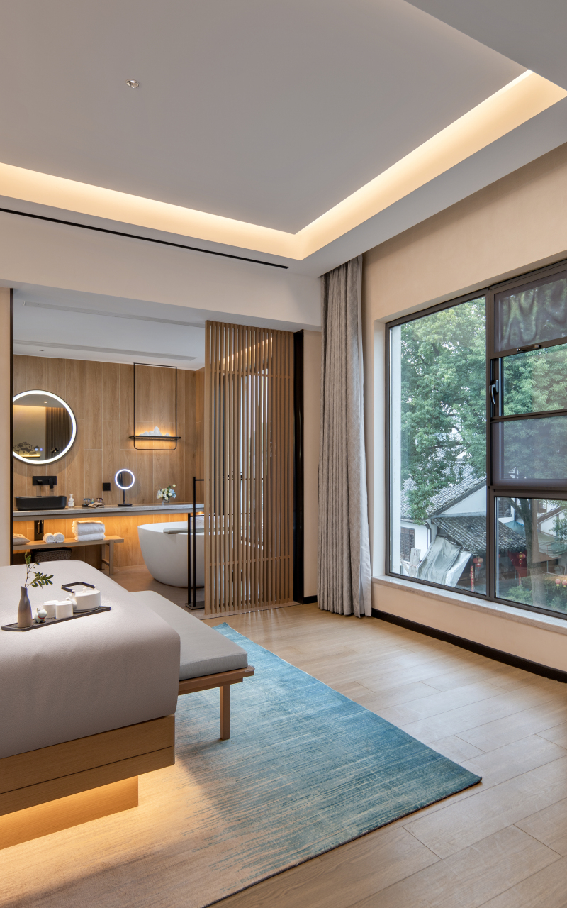 龙山一号·浴缸河景套房（江南美景+随心所“浴”缸）