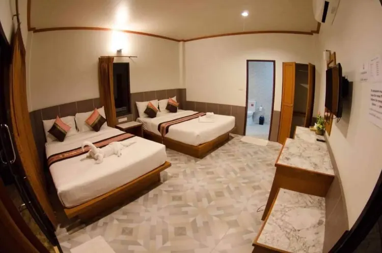 บังกะโลสำหรับครอบครัวพร้อมวิวสวนหย่อม