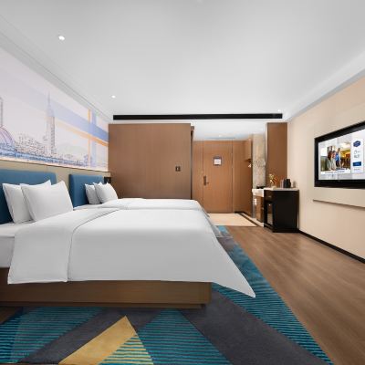 豪華商務雙床房 青島膠州公園希爾頓歡朋飯店優惠