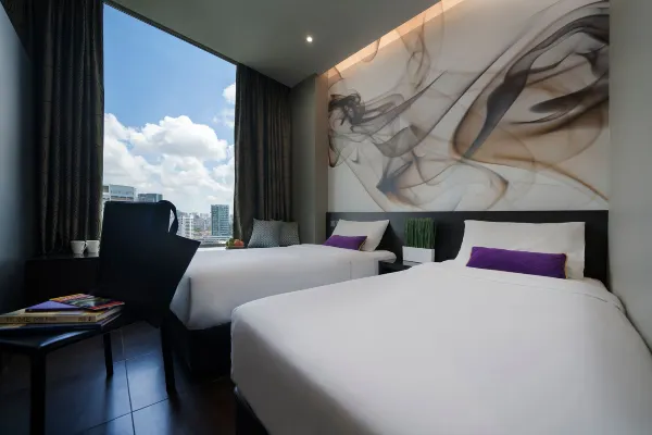 V HOTEL LAVENDER Superior Twin Room With City View