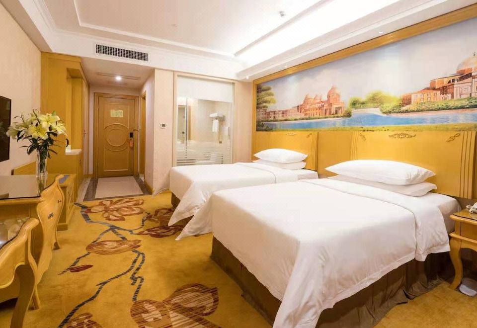 豪华双床房【静谧空间+美景美霞+舒适零压床垫】