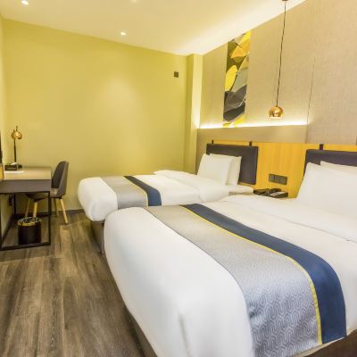 雙床房A『零壓床墊+投屏電視』 如家商旅飯店（連雲港東海商業街高鐵站店）優惠