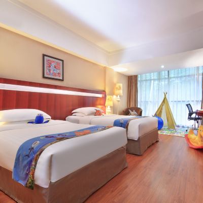 童樂親子雙床房 陽朔萬麗花園大酒店優惠