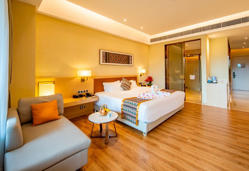 酒店B栋温泉大床房I独立泡池