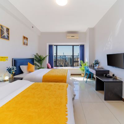 商務·溫馨雙床房 逸品賓閣飯店公寓（琶洲會展中心萬勝圍地鐵站店）優惠