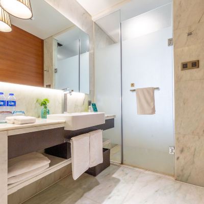 高級房超大床中庭景觀 南京玄武湖假日飯店優惠