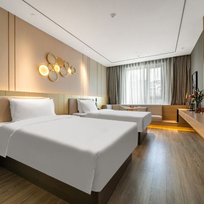 精選豪華雙床房（智能小度+小冰箱+電視投屏） 桔子飯店（廈門市政府店）優惠