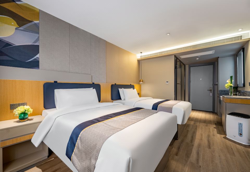 安心睡安睡雙床房（零壓床墊+空氣凈化器）