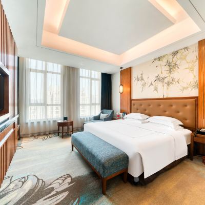 豪華套房（零壓舒適枕+休閒客廳+65寸智能投屏電視） 天港禧悅飯店（寧波鄞州萬達廣場店）優惠
