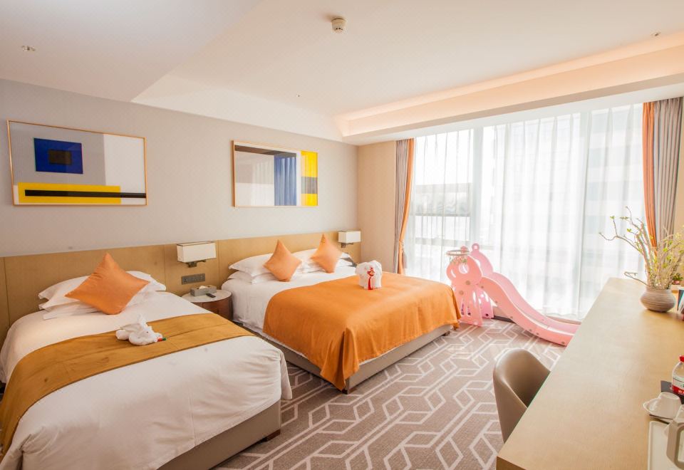 亲子房A（小王子小童洗护+80支贡缎床品+金可儿床垫）