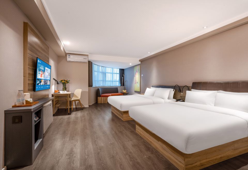 商务双床房【金可儿床垫+电视投屏】