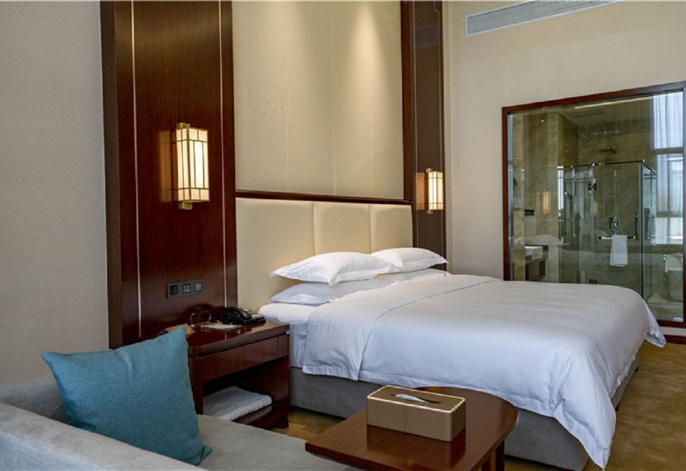 豪華庭院大床房