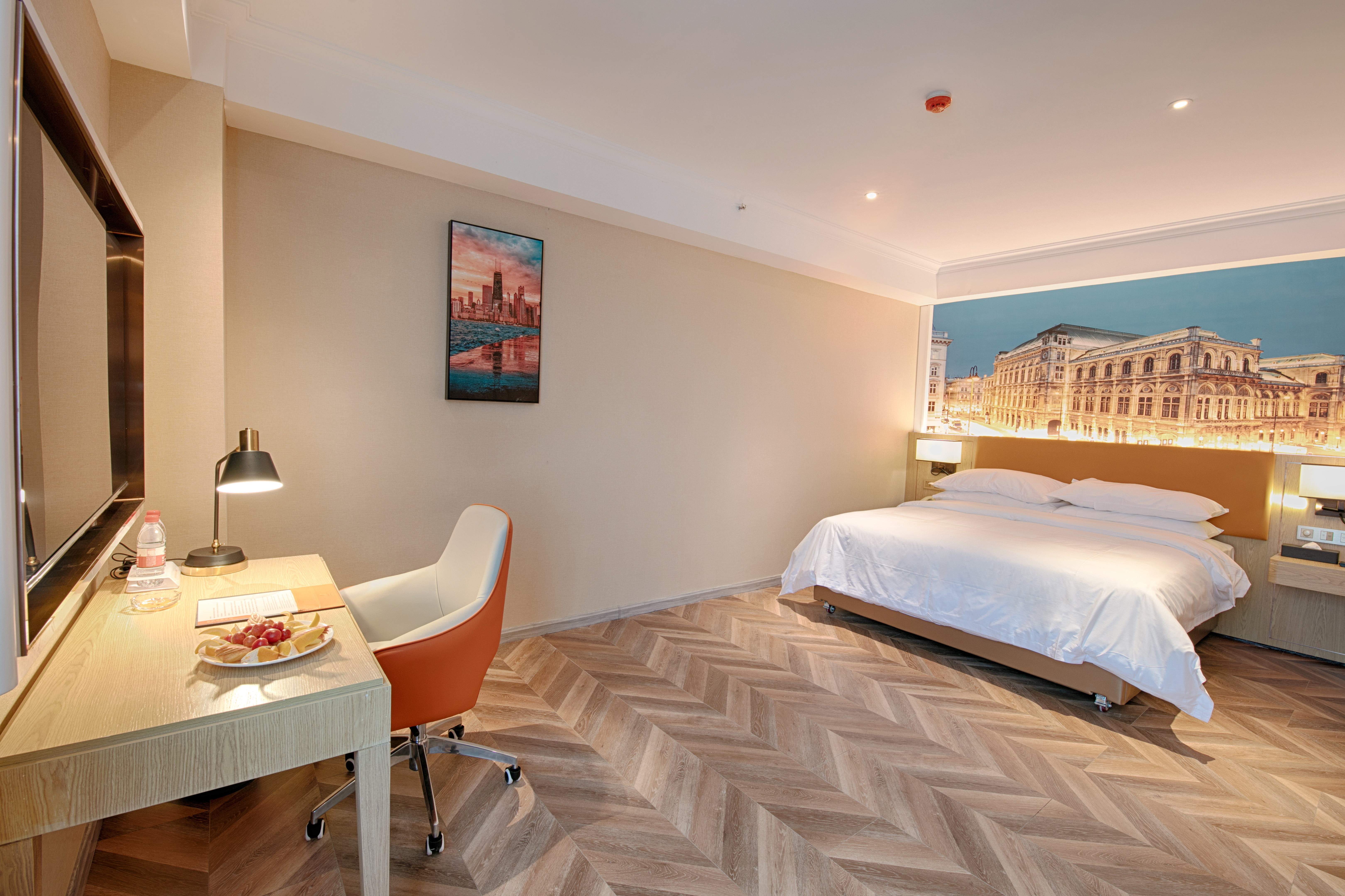 高级大床房【手机投屏+深睡床品】