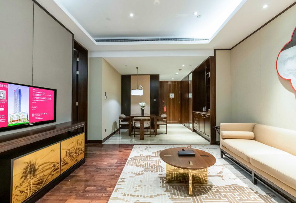 單臥行政套房【高樓層+獨立起居室+雙衞+戴森吹風機】