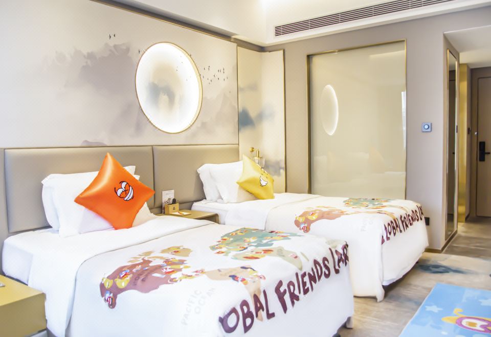 親子爆笑蟲雙床房（航空主題打卡+智能客控+迷你吧）