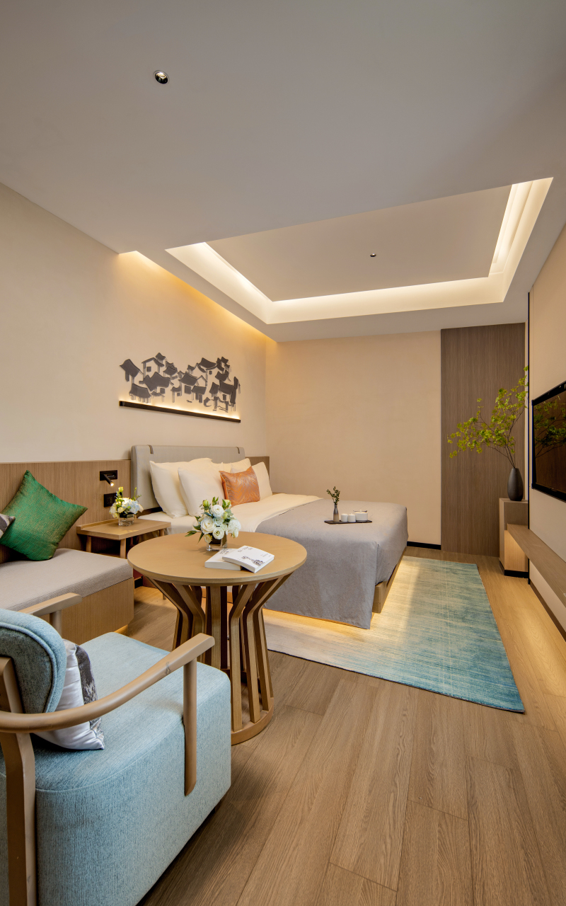 屋檐听雨·观景大床房（阳光满屋+智能马桶）