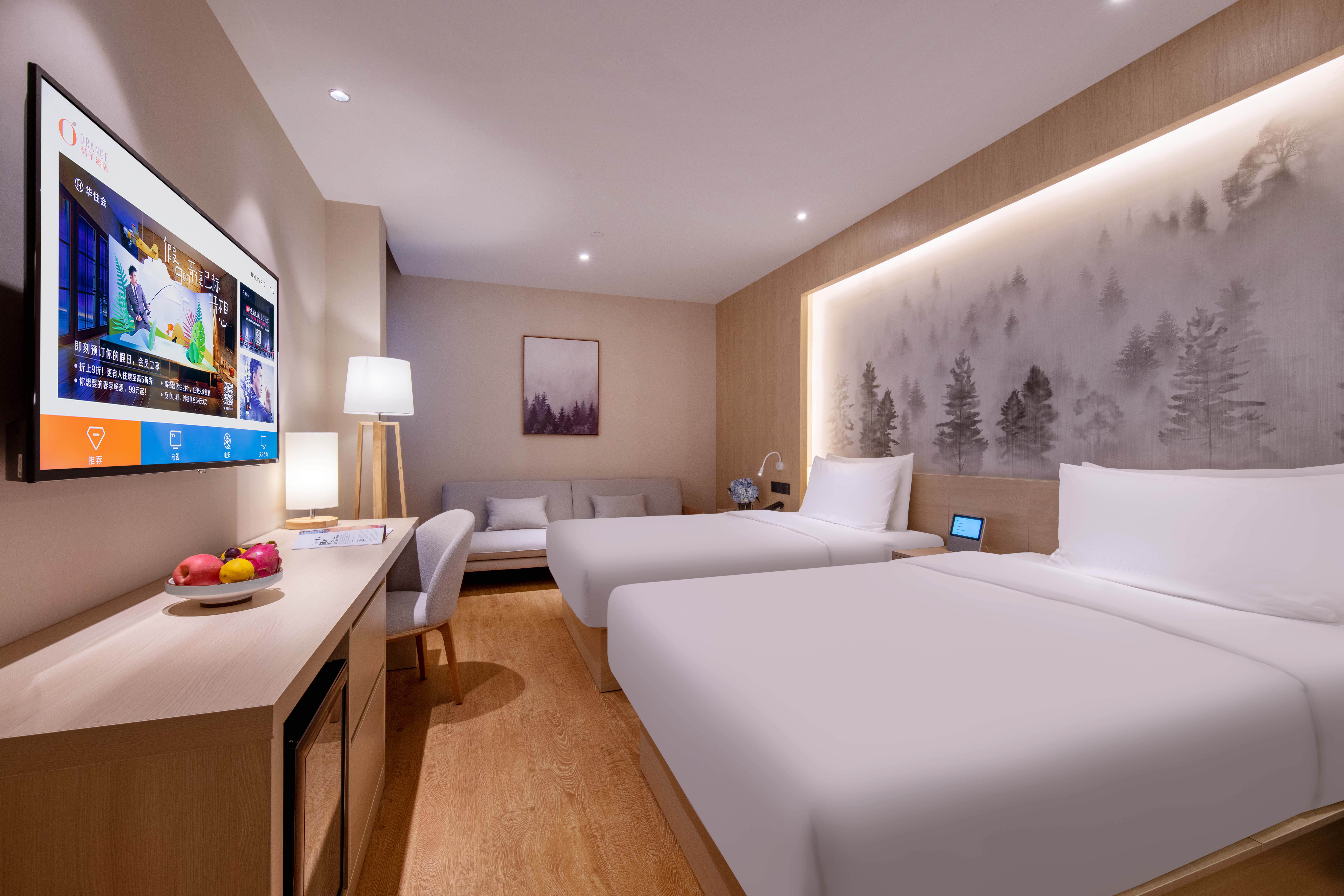 小时光双床房（内窗+智能客控+电视投屏）