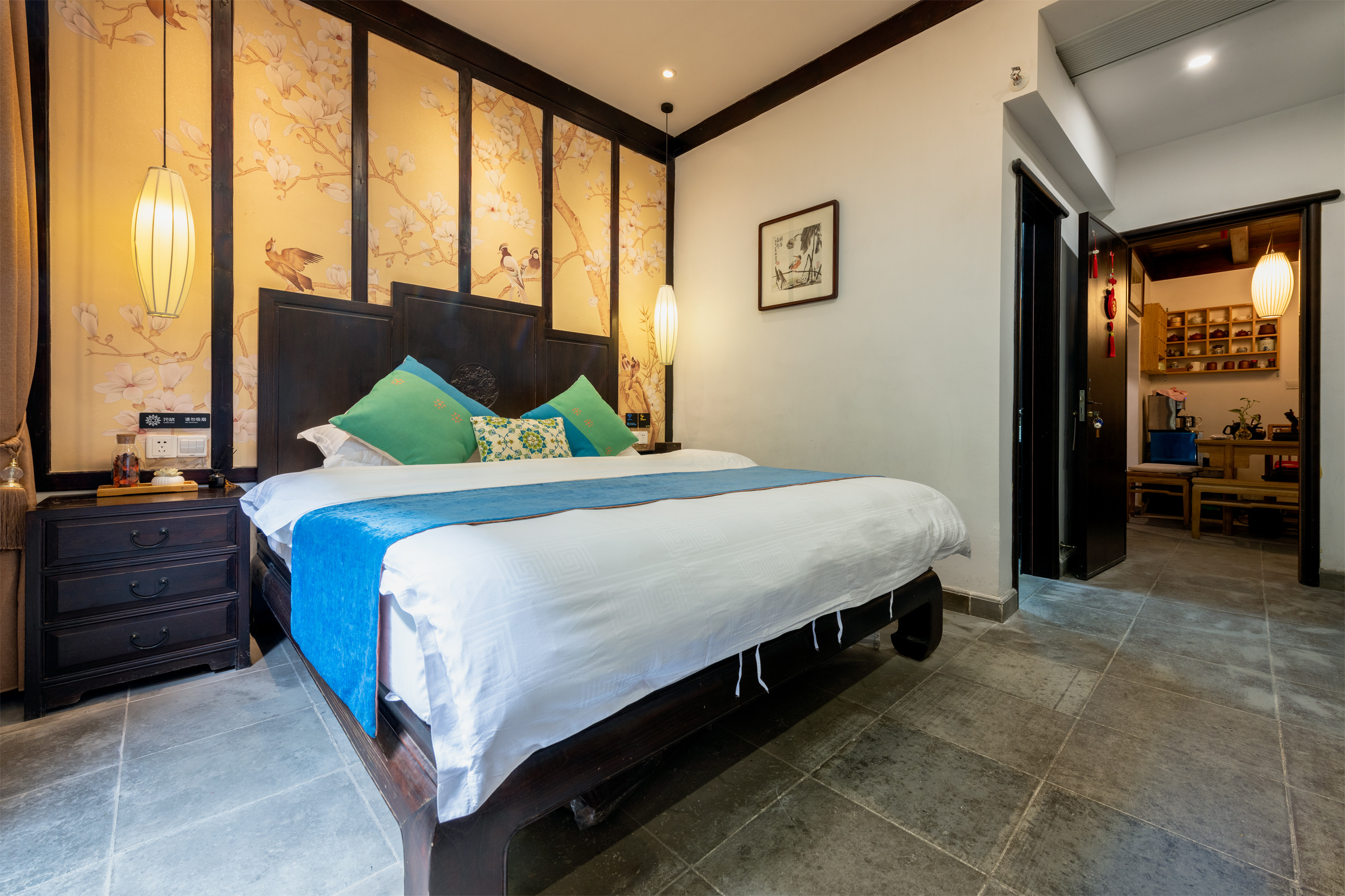 C院（馨园）竹窗听风·庭院大床房