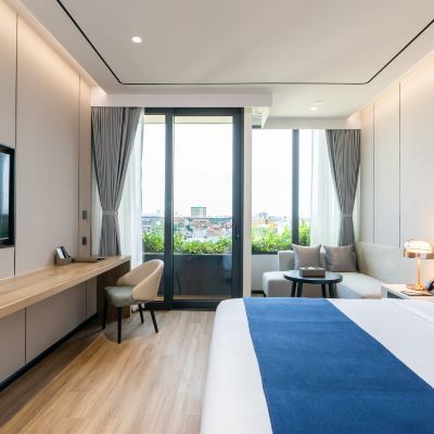 豪華雙人或雙床房 阿伯飯店及公寓優惠