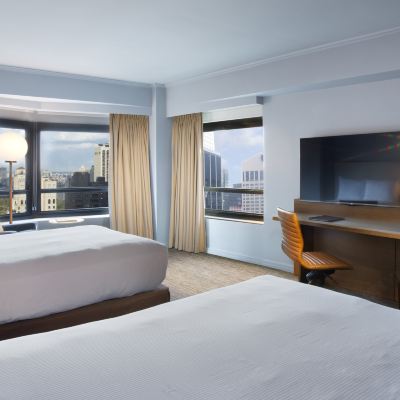 天際兩張雙人床房 紐約市中心希爾頓酒店優惠