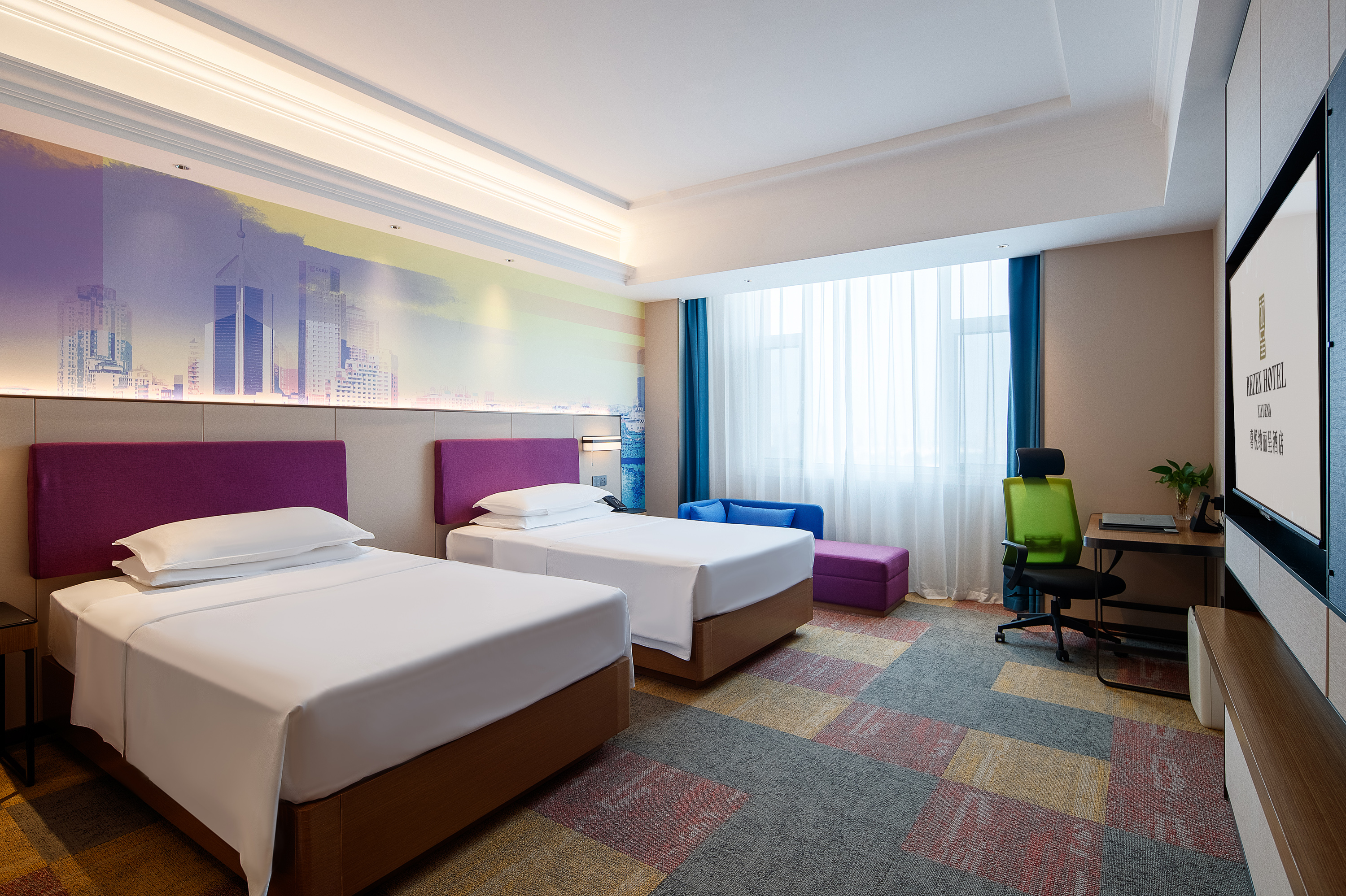 商务双床房（智能语音客控）