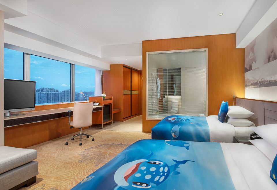 城市景观豪华家庭房