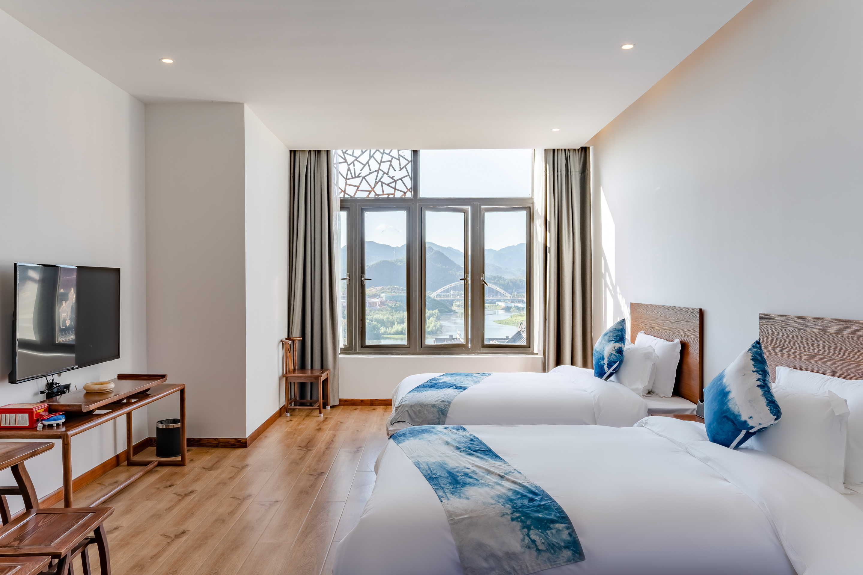 暢和園庭院花園雙床房