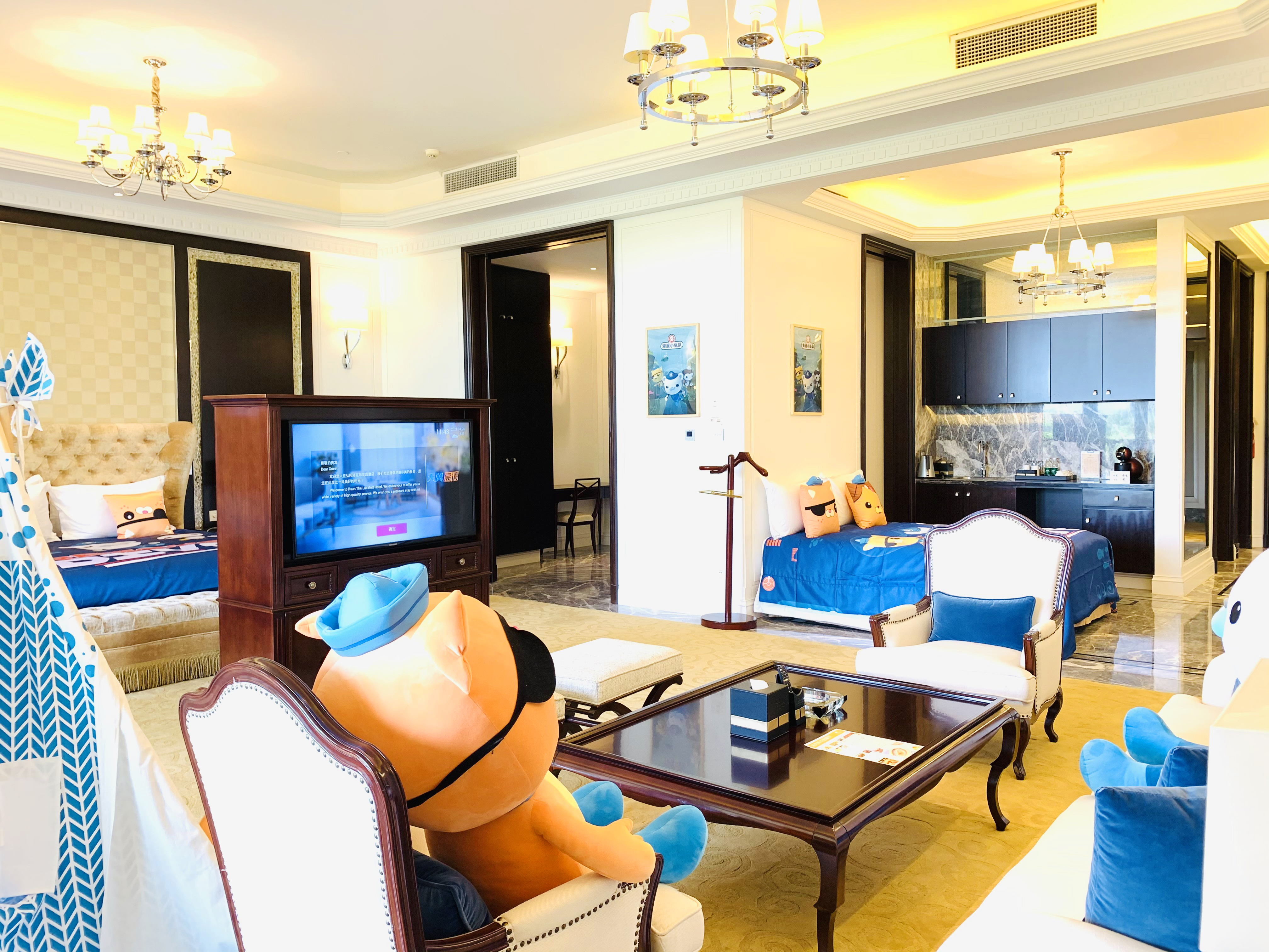 海底小纵队主题亲子家庭套房