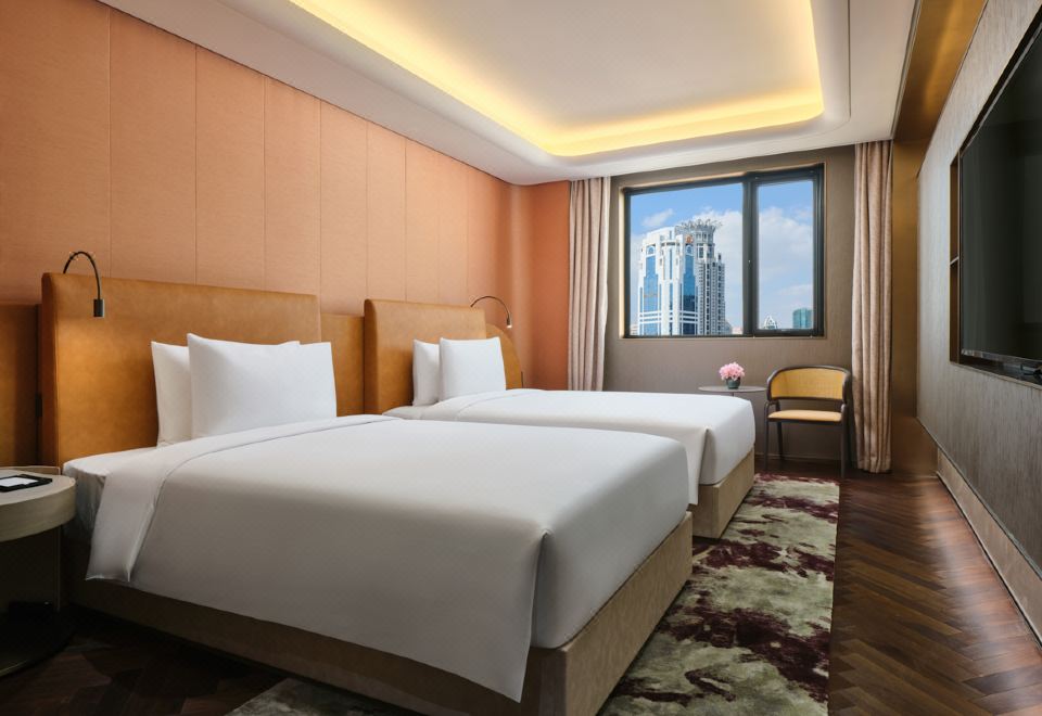 豪華景觀雙床房