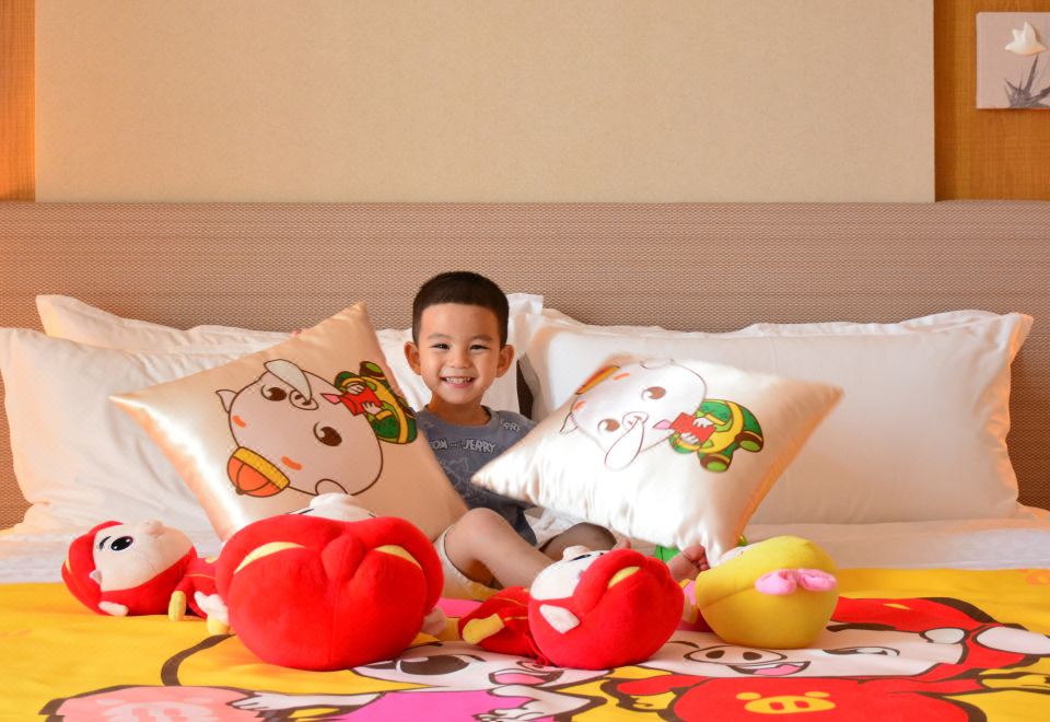 酷芽猪猪侠亲子套房（木马+猪猪侠帐篷+滑梯+独立阳台）