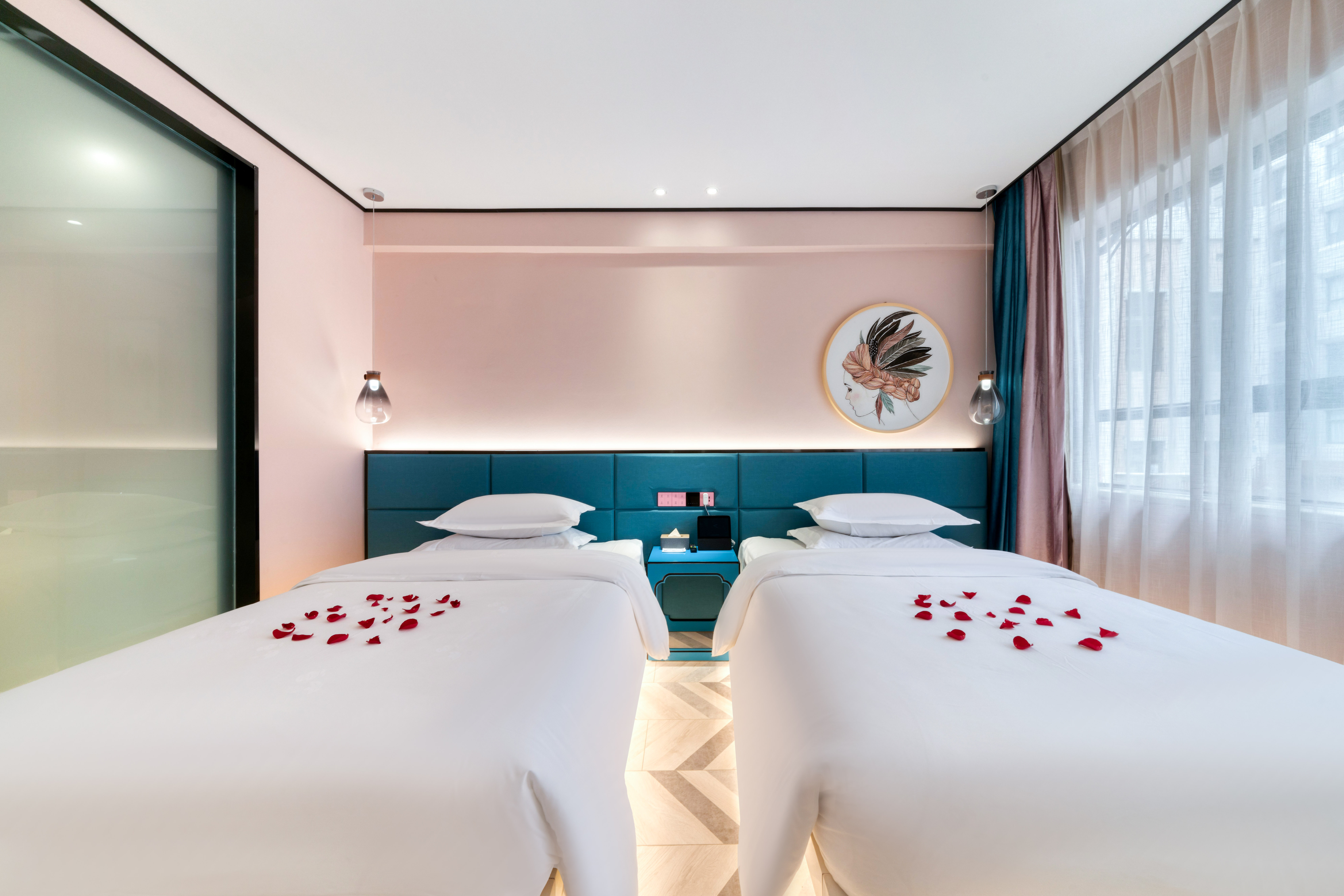 四季柔光雙床房（空調|智能客控）