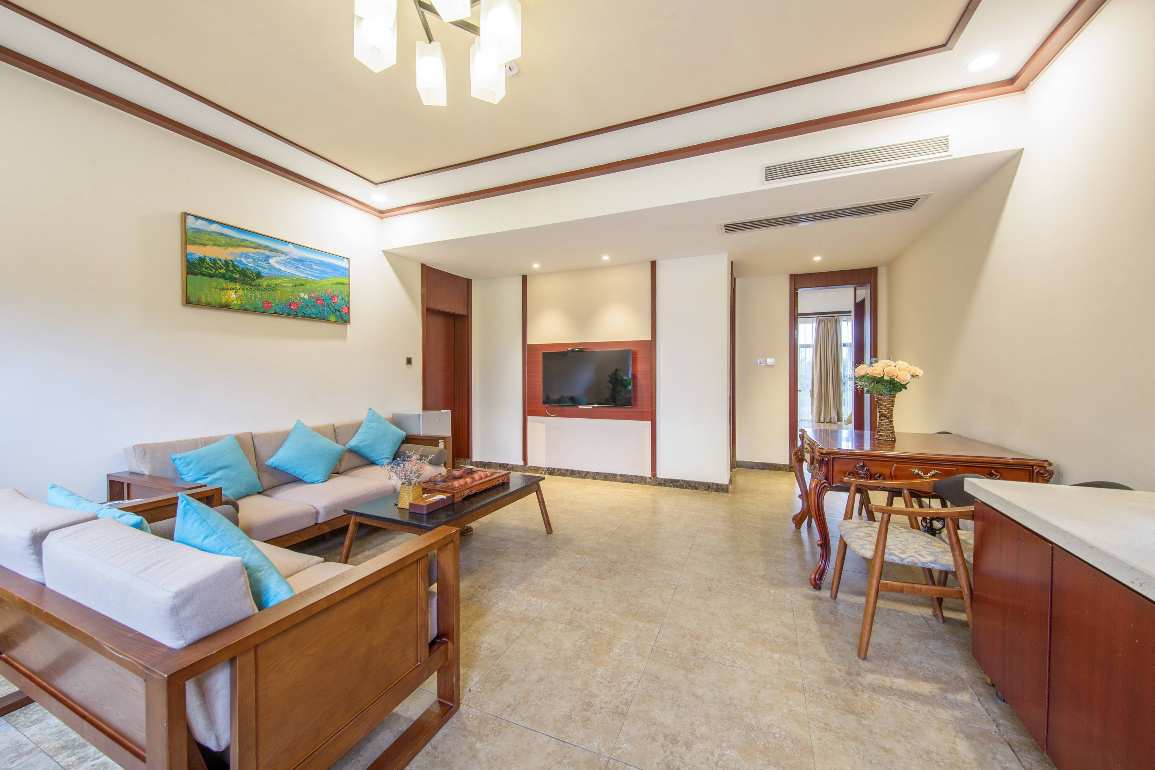 Baodun Lake Hushan Hot Spring ResortVenice Villa - 2-Room, Lake-View (1 living room)