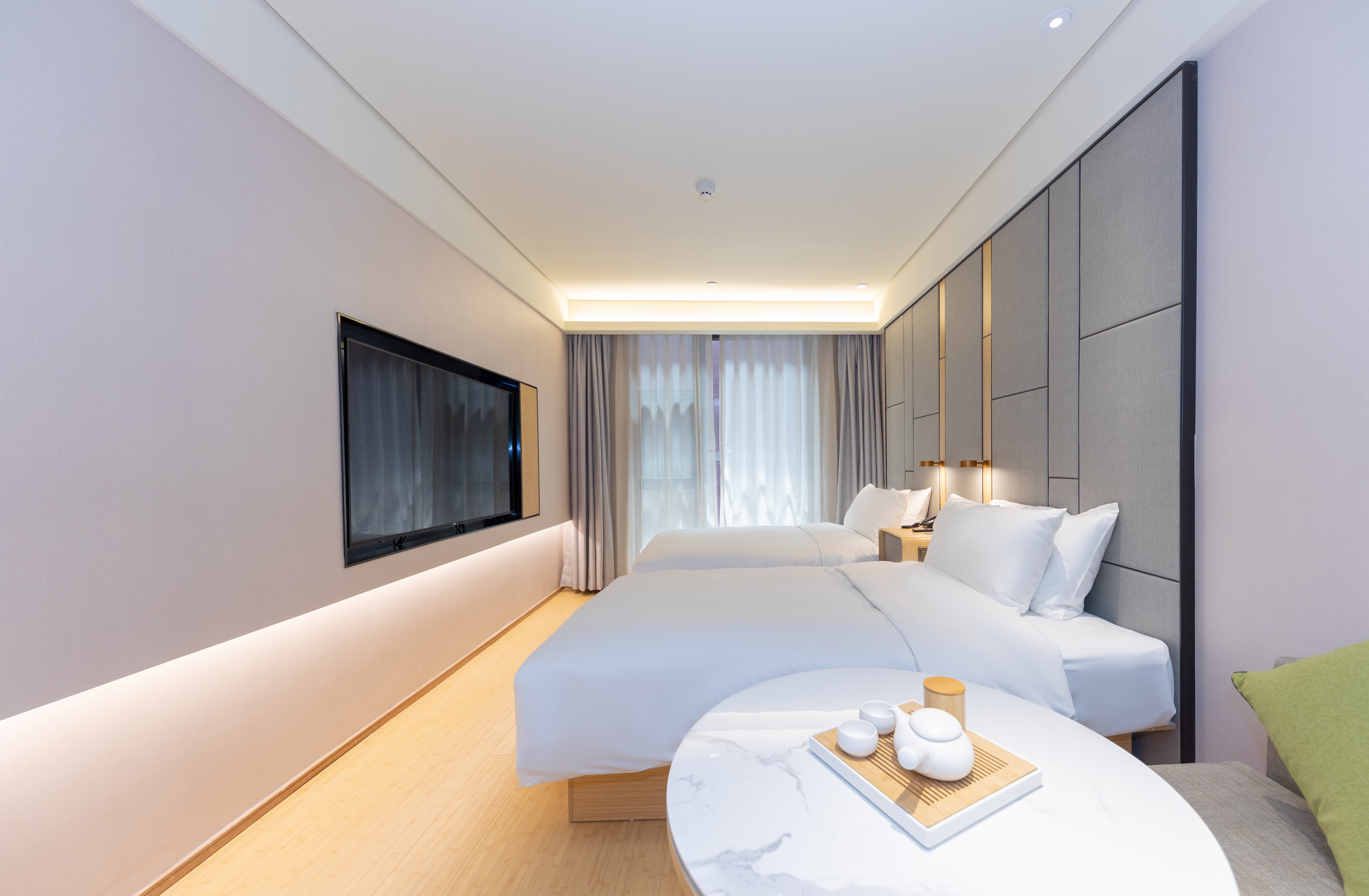 双床房 A（梦百合床垫+65寸电视可投屏）