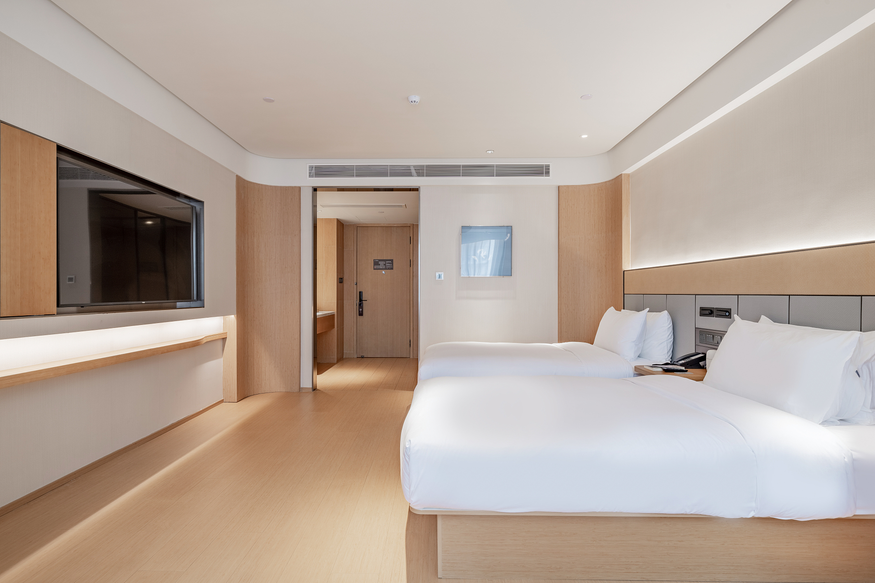 舒压双床房（65寸可投屏电视+金可儿床垫+智能马桶）