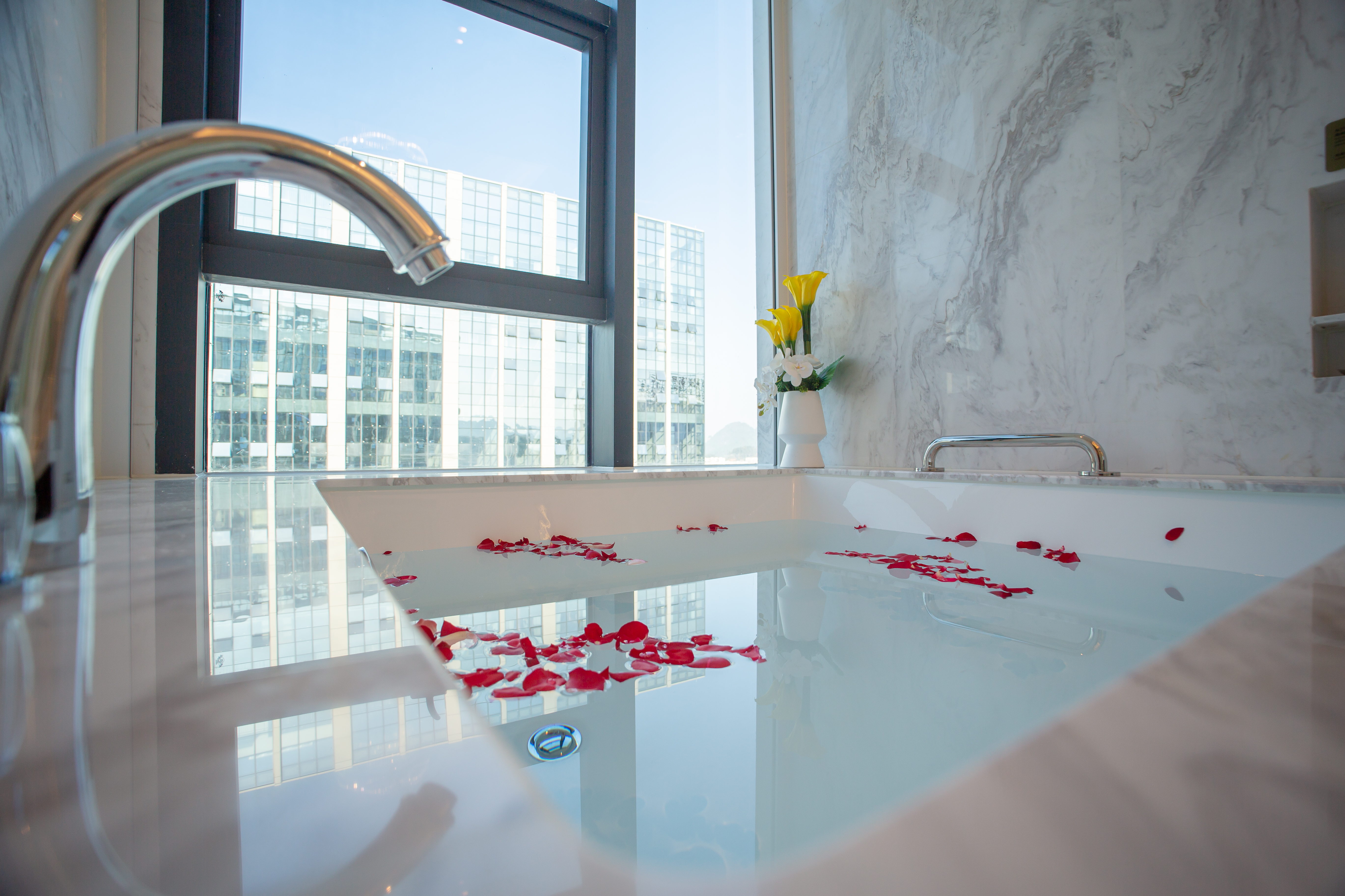 豪华浴缸双床房