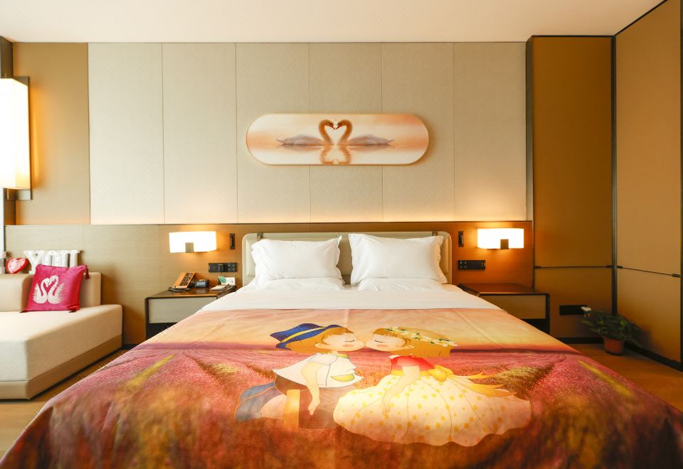 浪漫蜜月房-主題布置