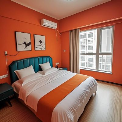 小杜同學電影大床房（落地大窗.地熱採暖） 金色時光飯店公寓（瀋陽太原街興隆店）優惠