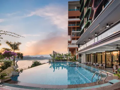 โรงแรมบ่อน้ำพุร้อนริเวอร์วิวเจียงหยู่ วิวแม่น้ำริมแม่น้ำสายแรก โรงแรมใน