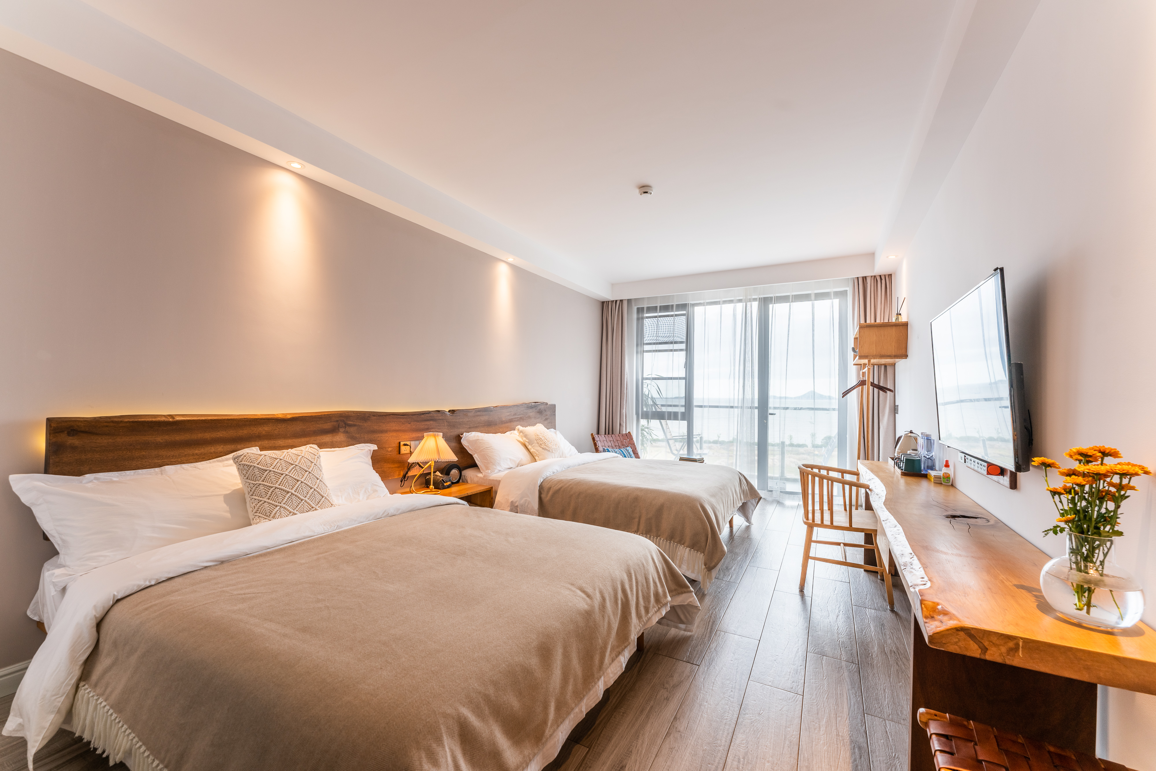 以茶·海景陽台雙床房